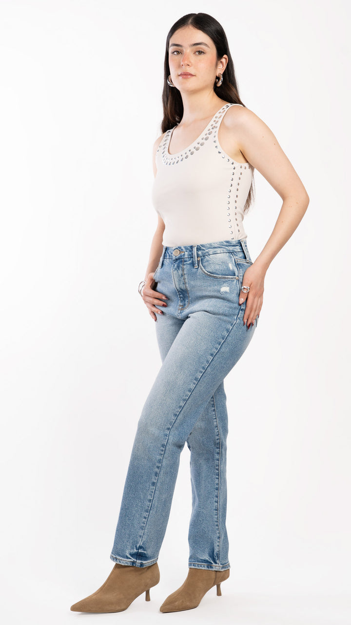 Pantalón Straight Mujer Balam BL7014