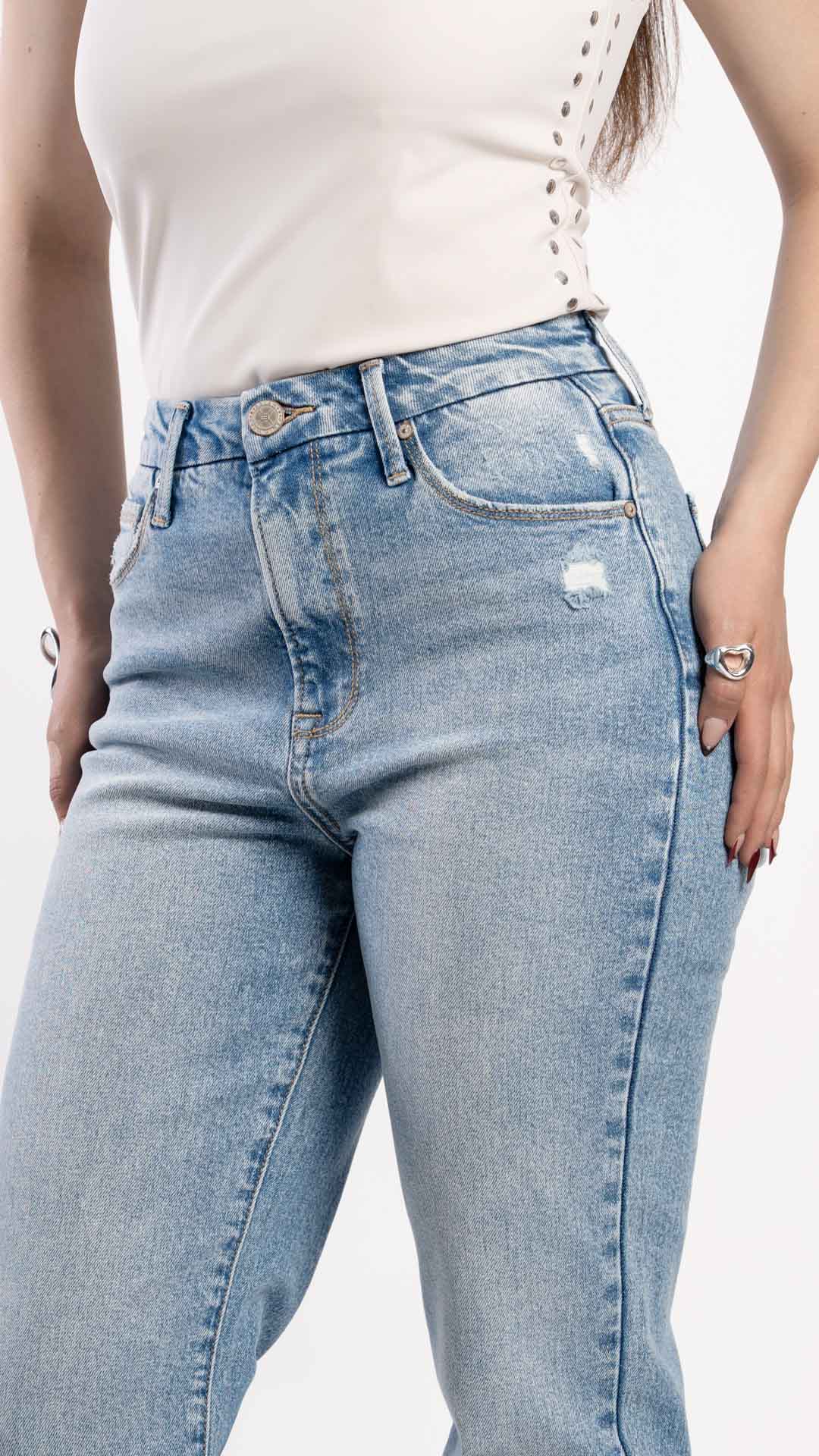 Pantalón Straight Mujer Balam BL7014