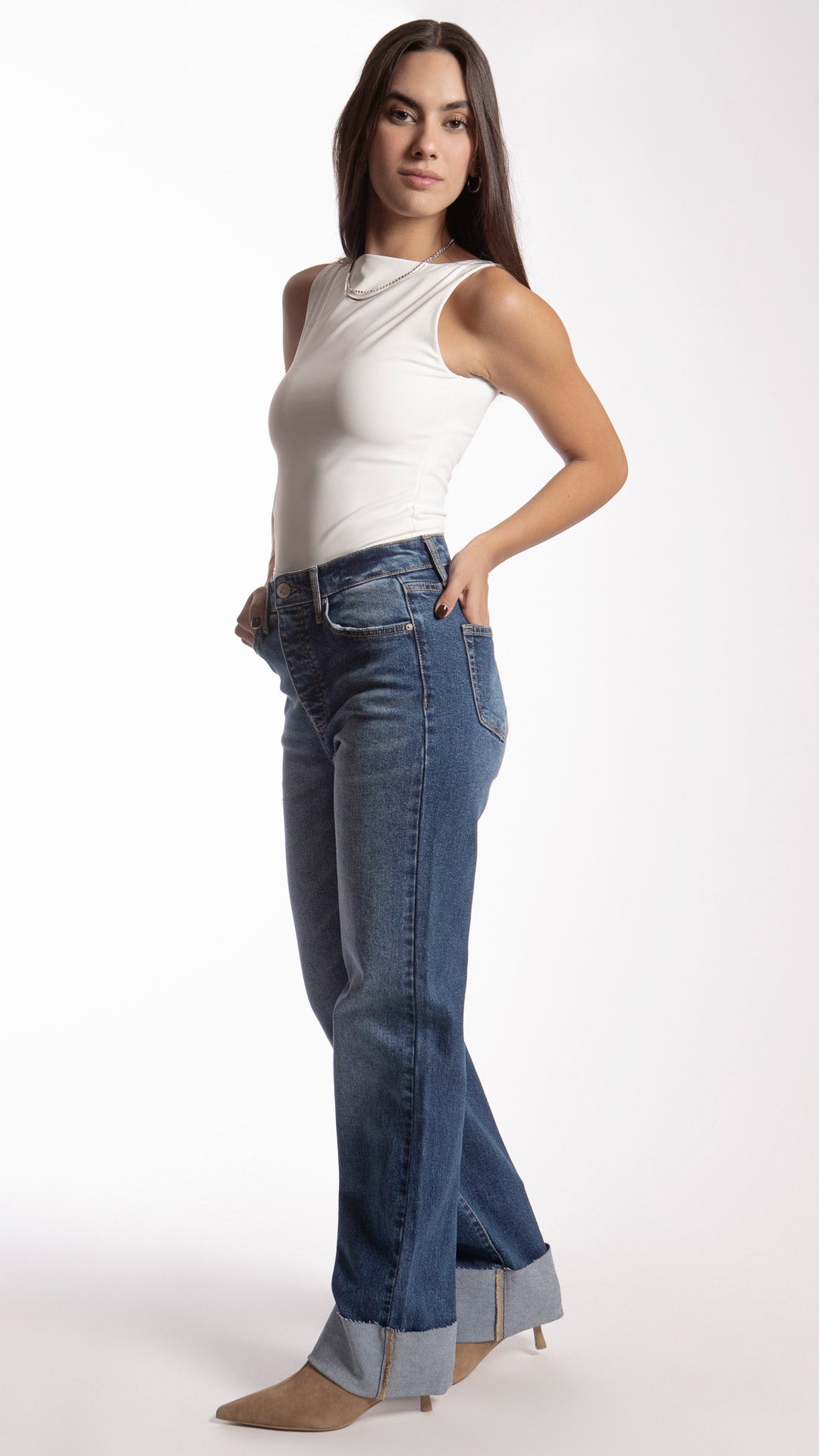 Pantalón Wide Leg Mujer Balam BL7120