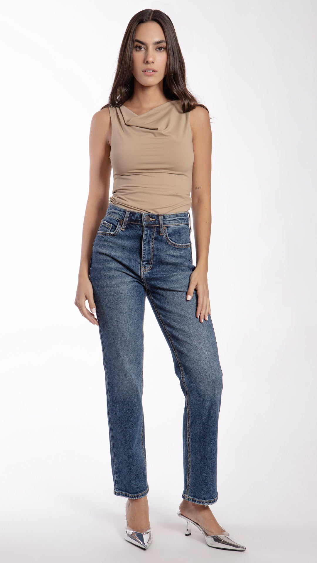 Pantalón Straight Mujer Balam BL7126