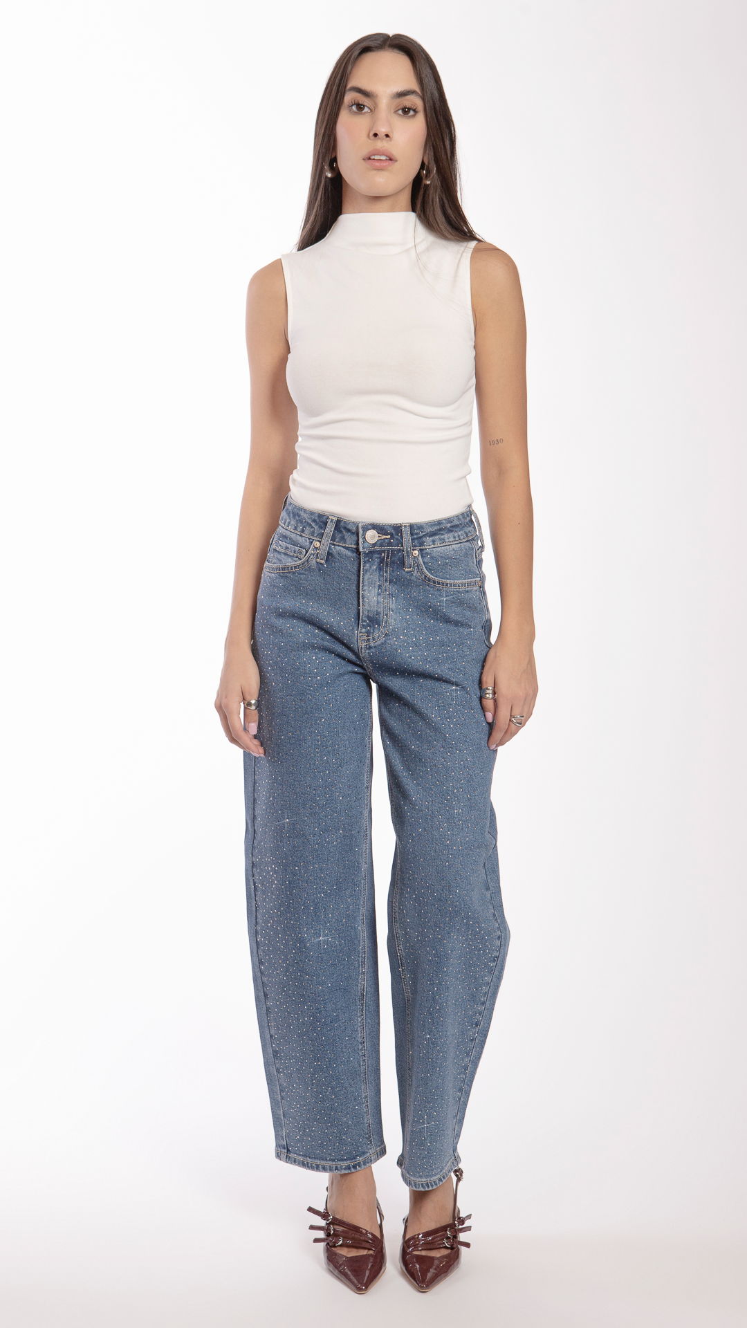 Pantalón Barrel Mujer Balam BL7156