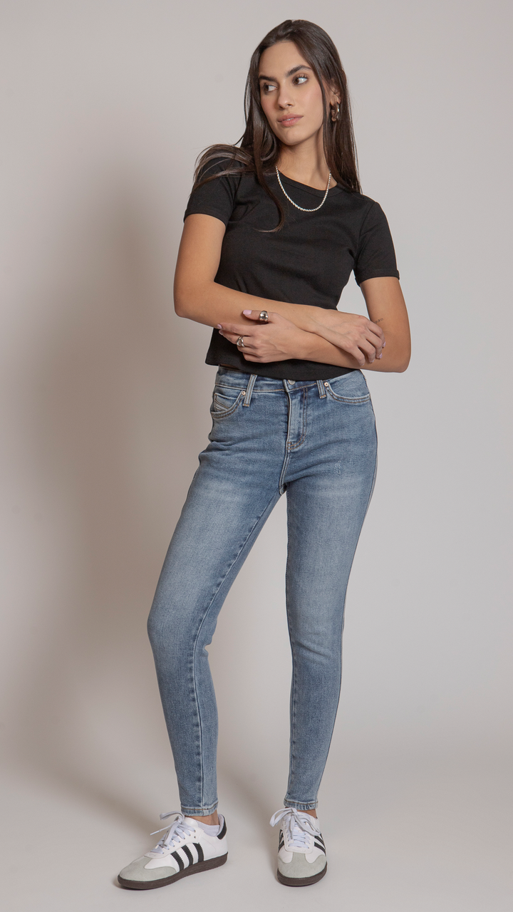 Pantalón High Rise Skinny Mujer Balam BL7161