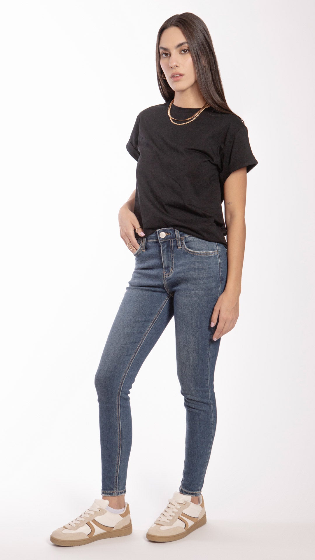 Pantalón High Rise Skinny Mujer Balam BL7164