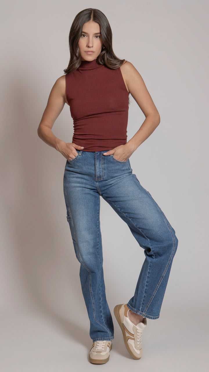 Pantalón Wide Leg Mujer Balam BL7173