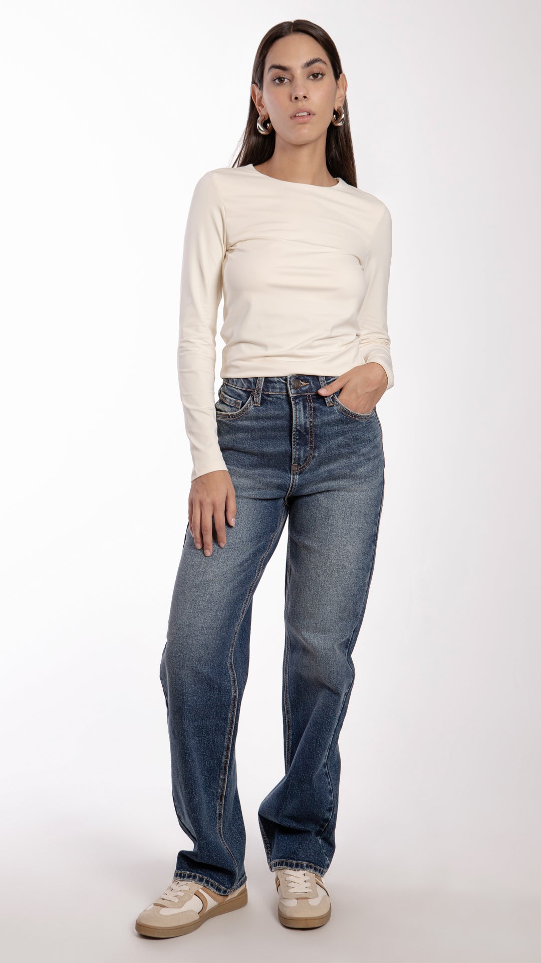 Pantalón Wide Leg Mujer Balam BL7174