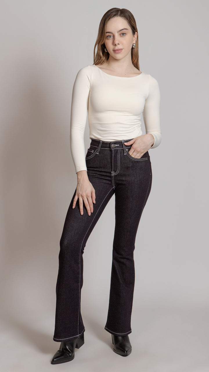 Pantalón Flare Mujer Balam BL7183