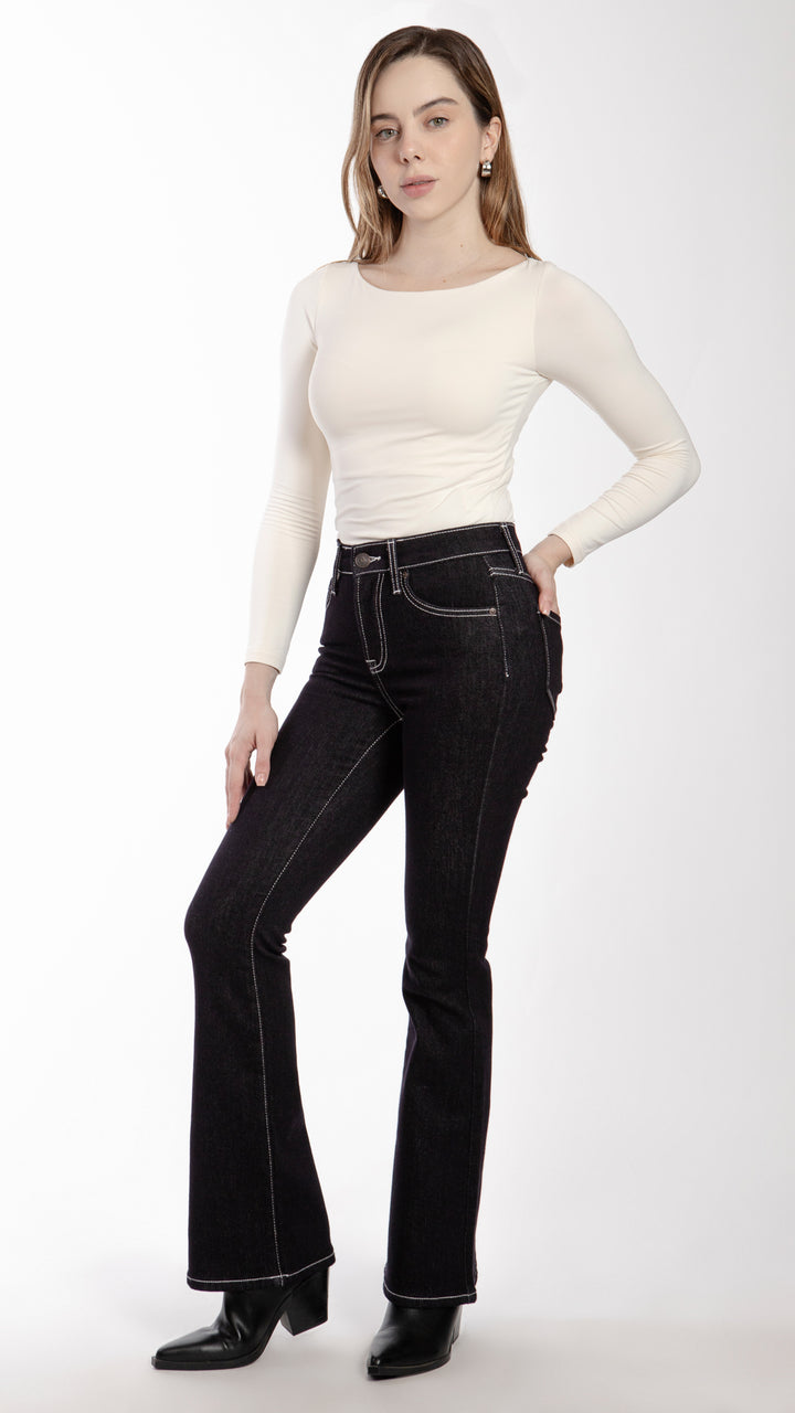 Pantalón Flare Mujer Balam BL7183