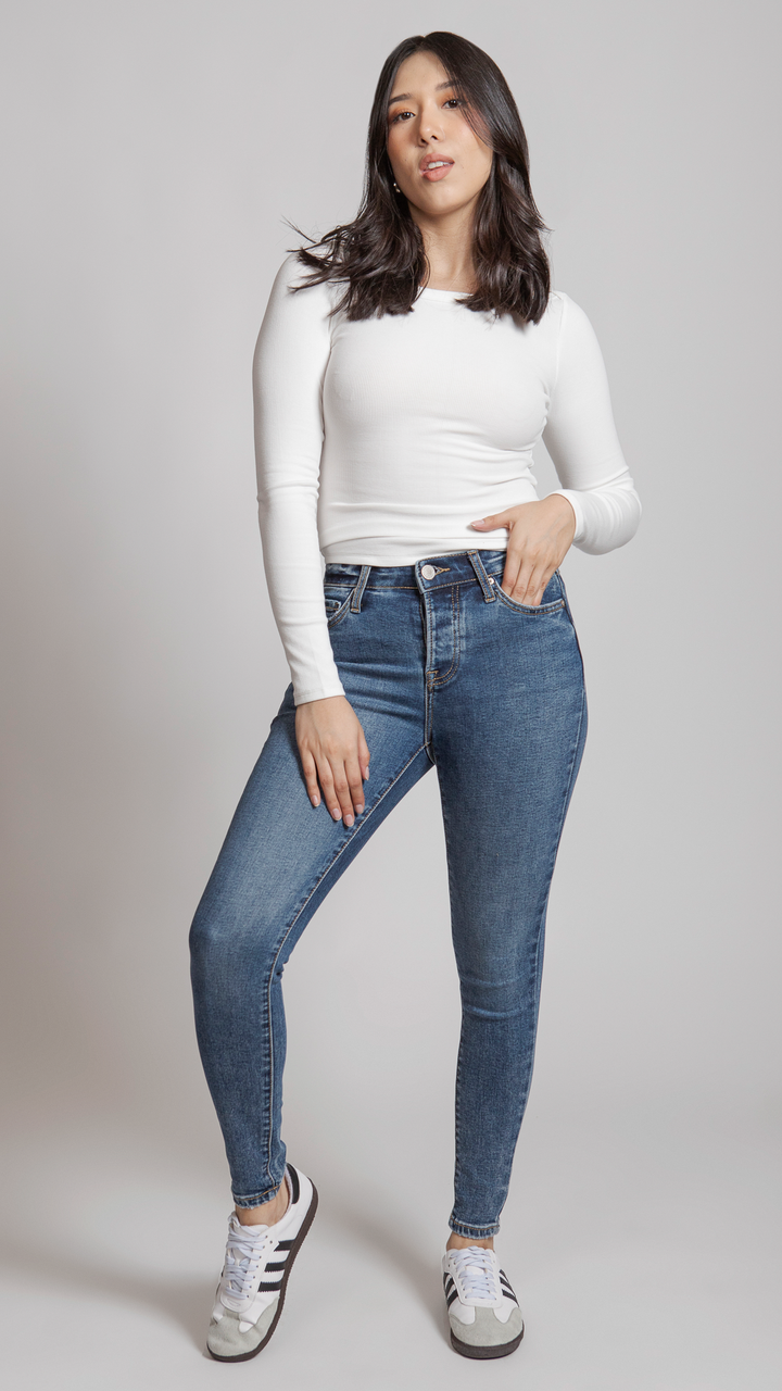Pantalón High Rise Skinny Mujer Balam BL7191