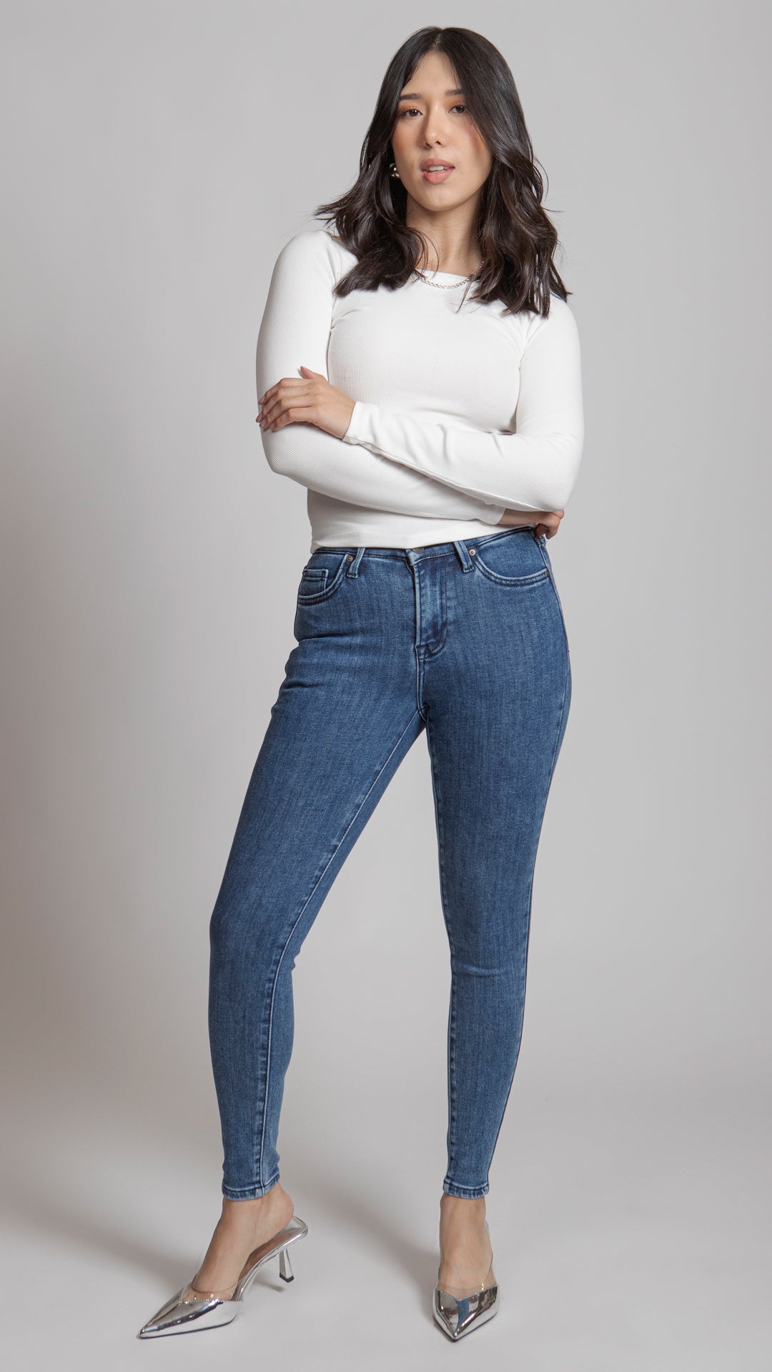 Pantalón High Rise Skinny Mujer Balam BL7195