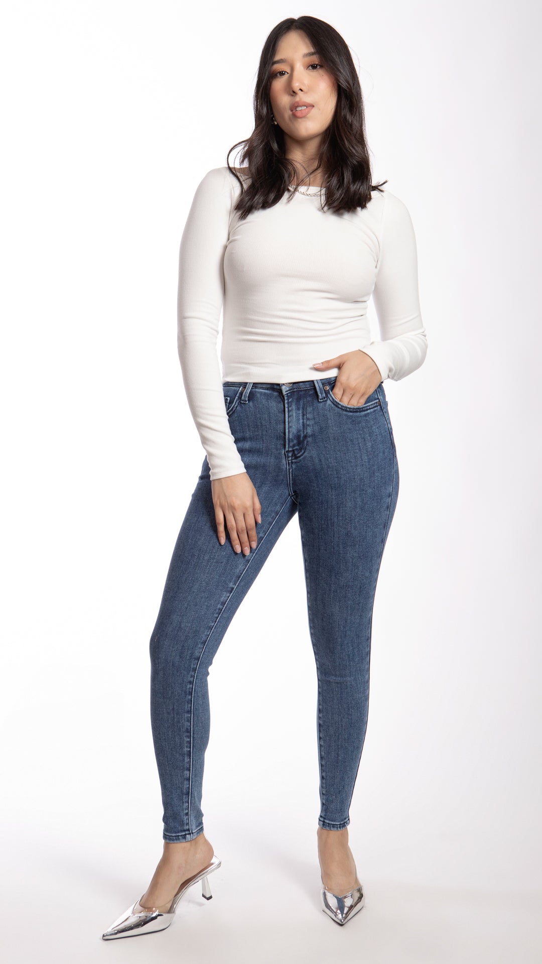 Pantalón High Rise Skinny Mujer Balam BL7195