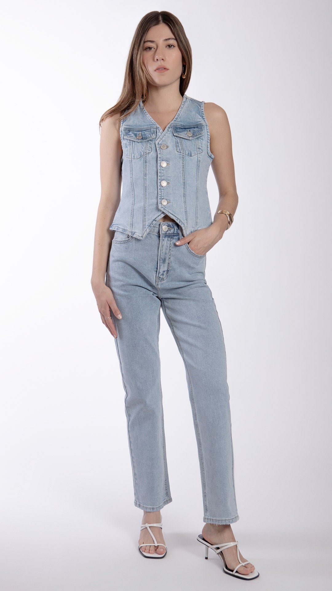 Pantalón Straight Mujer Balam BL7205