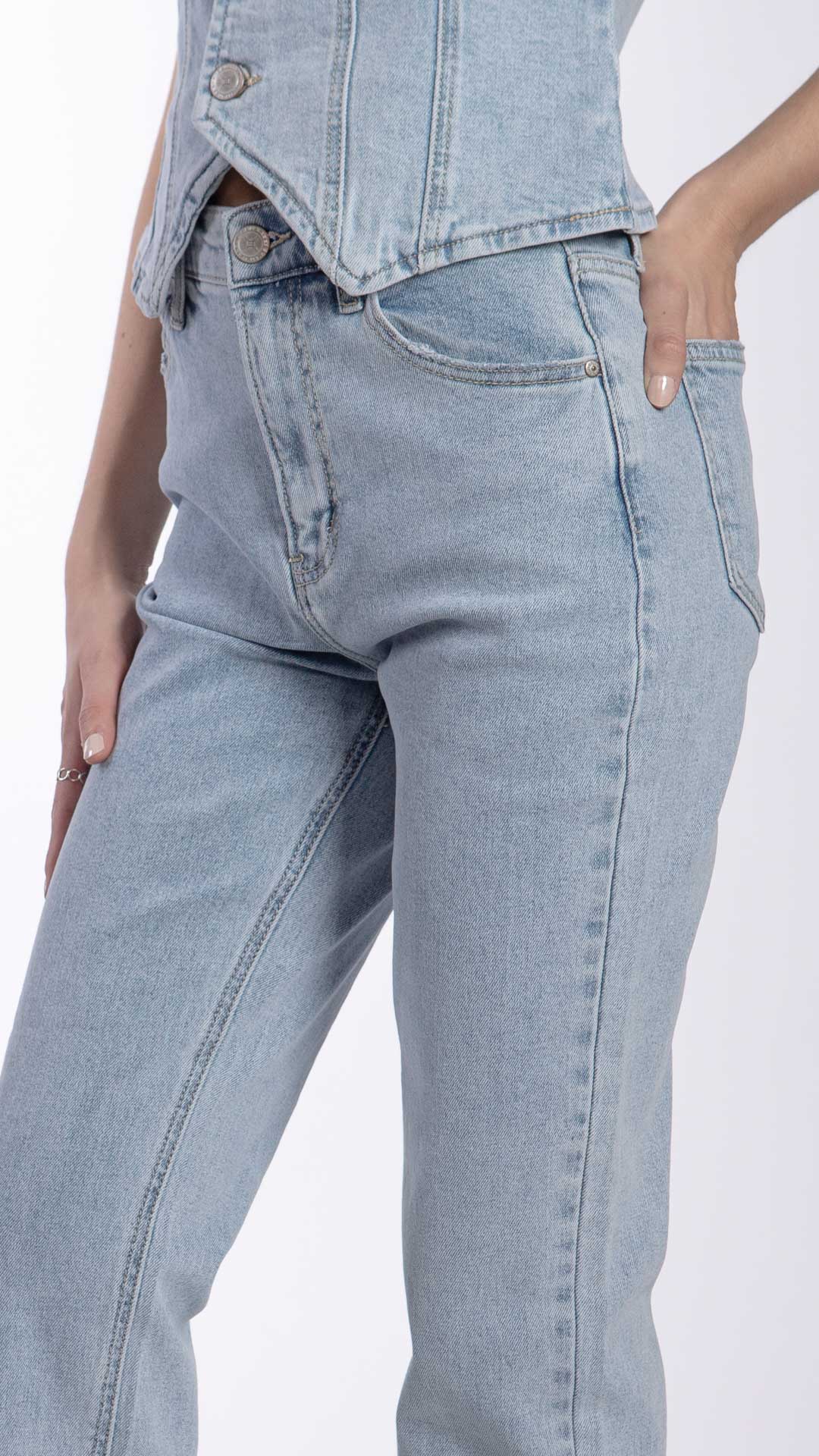 Pantalón Straight Mujer Balam BL7205