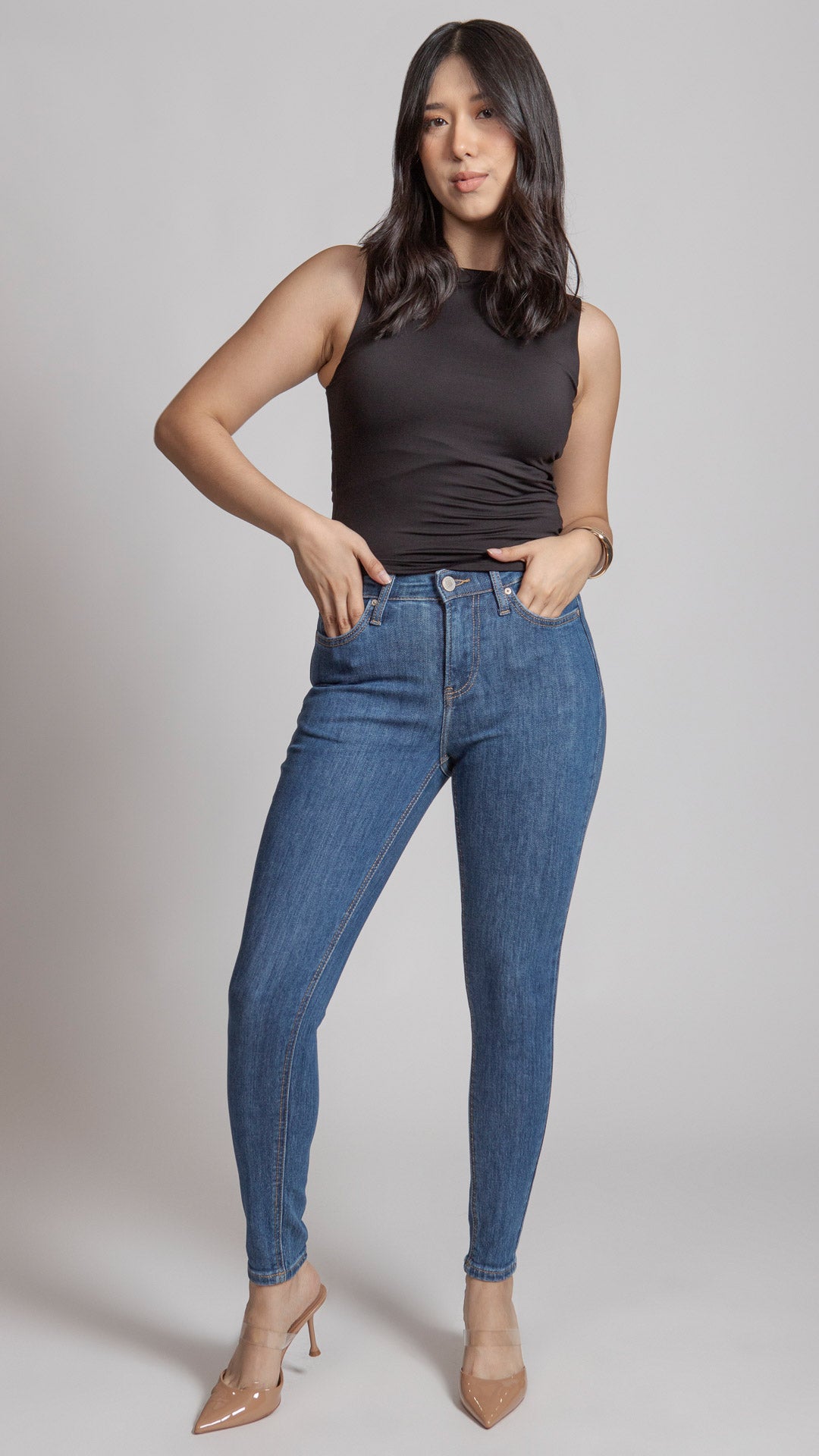 Pantalón High Rise Skinny Mujer Balam BL7209