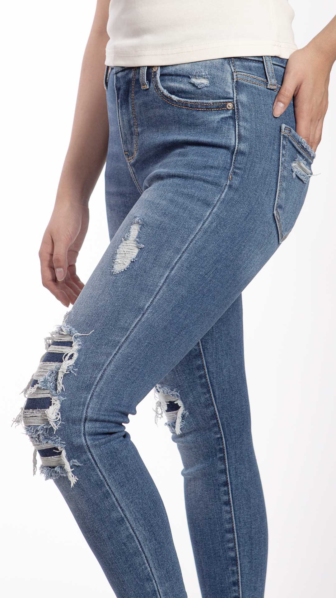 Pantalón High Rise Skinny Mujer Balam BL7212