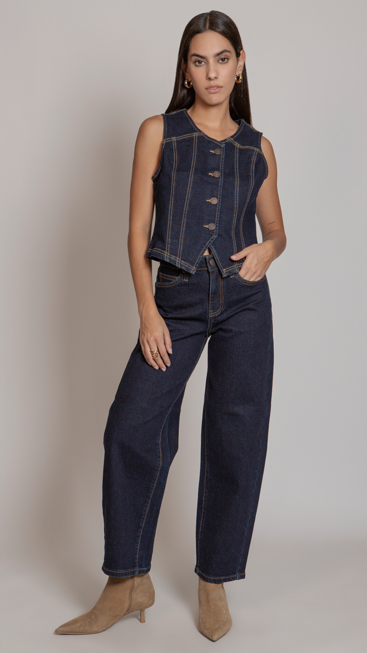 Pantalón Barrel Mujer Balam BL7231