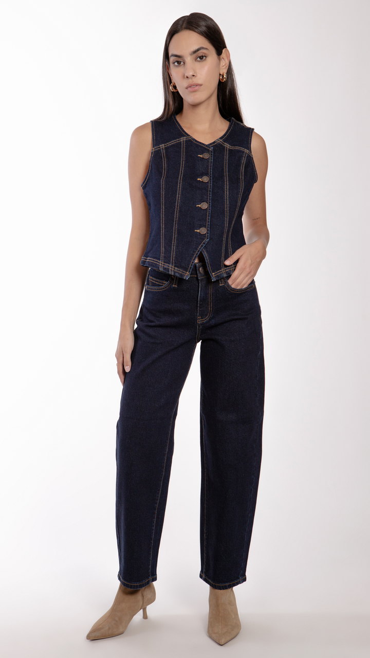 Pantalón Barrel Mujer Balam BL7231