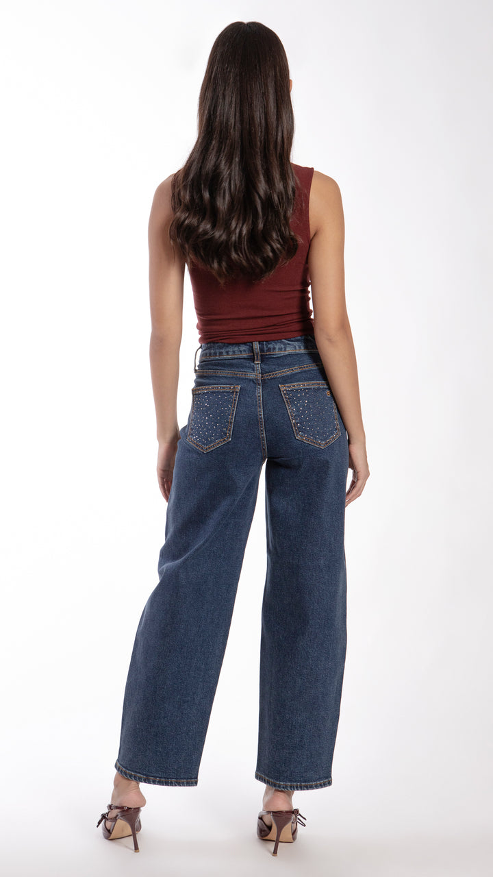Pantalón Barrel Mujer Balam BL7247
