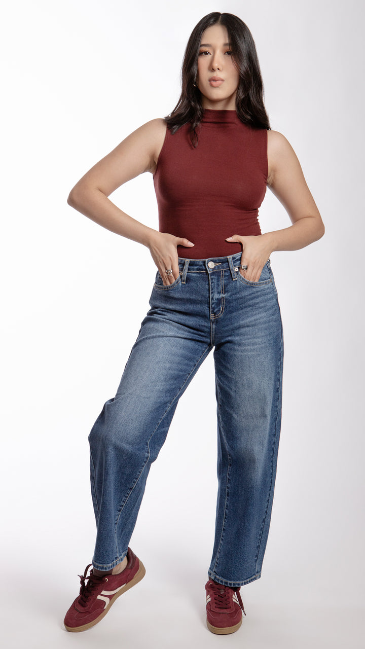 Pantalón Barrel Mujer Balam BL7248
