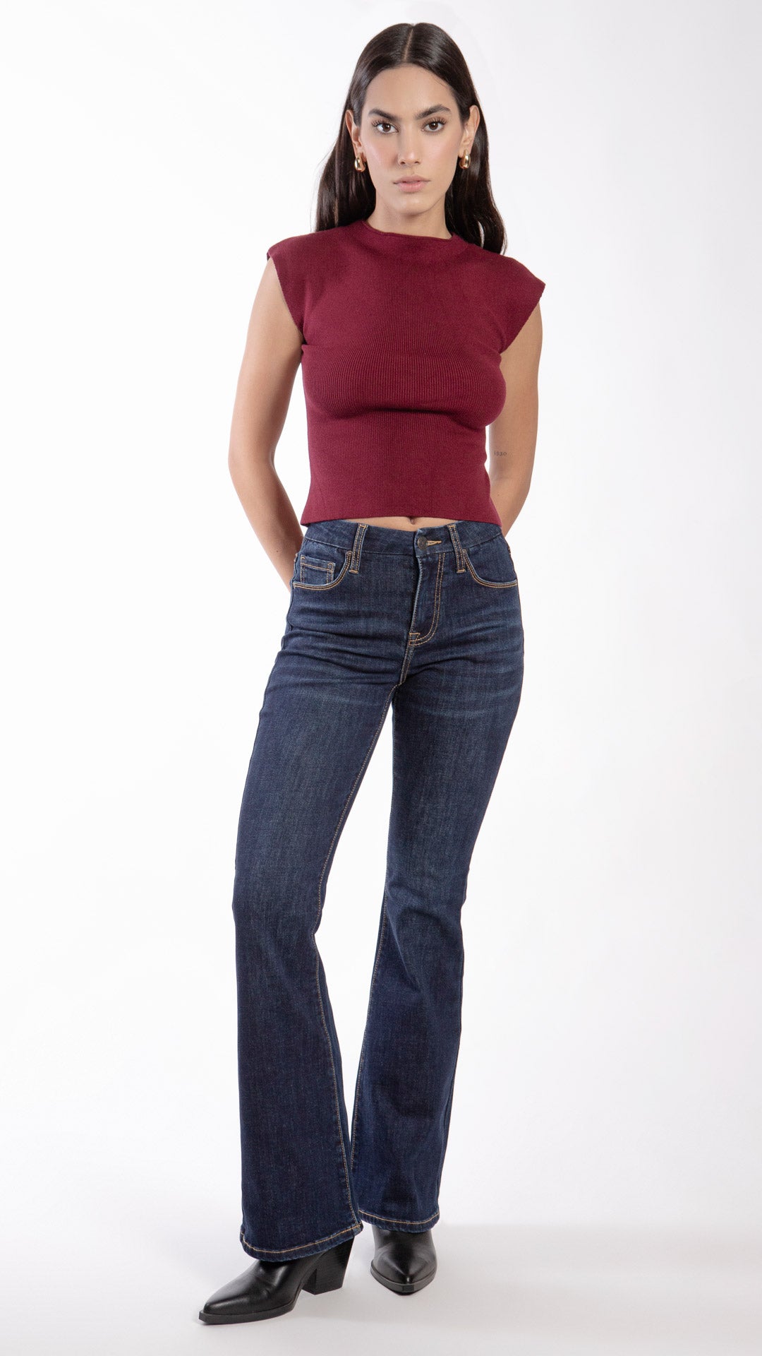 Pantalón Flare Mujer Balam BL7268