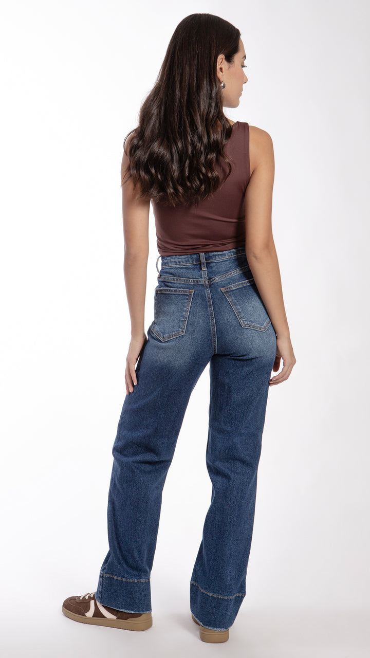 Pantalón Wide Leg Mujer Balam BL7276
