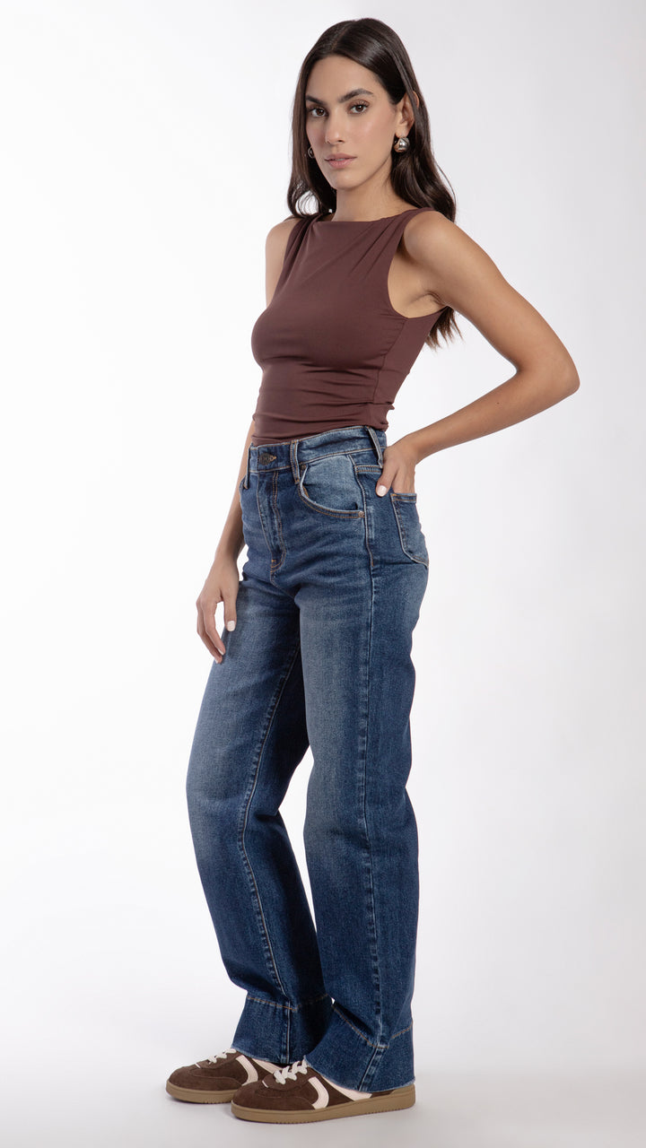 Pantalón Wide Leg Mujer Balam BL7276