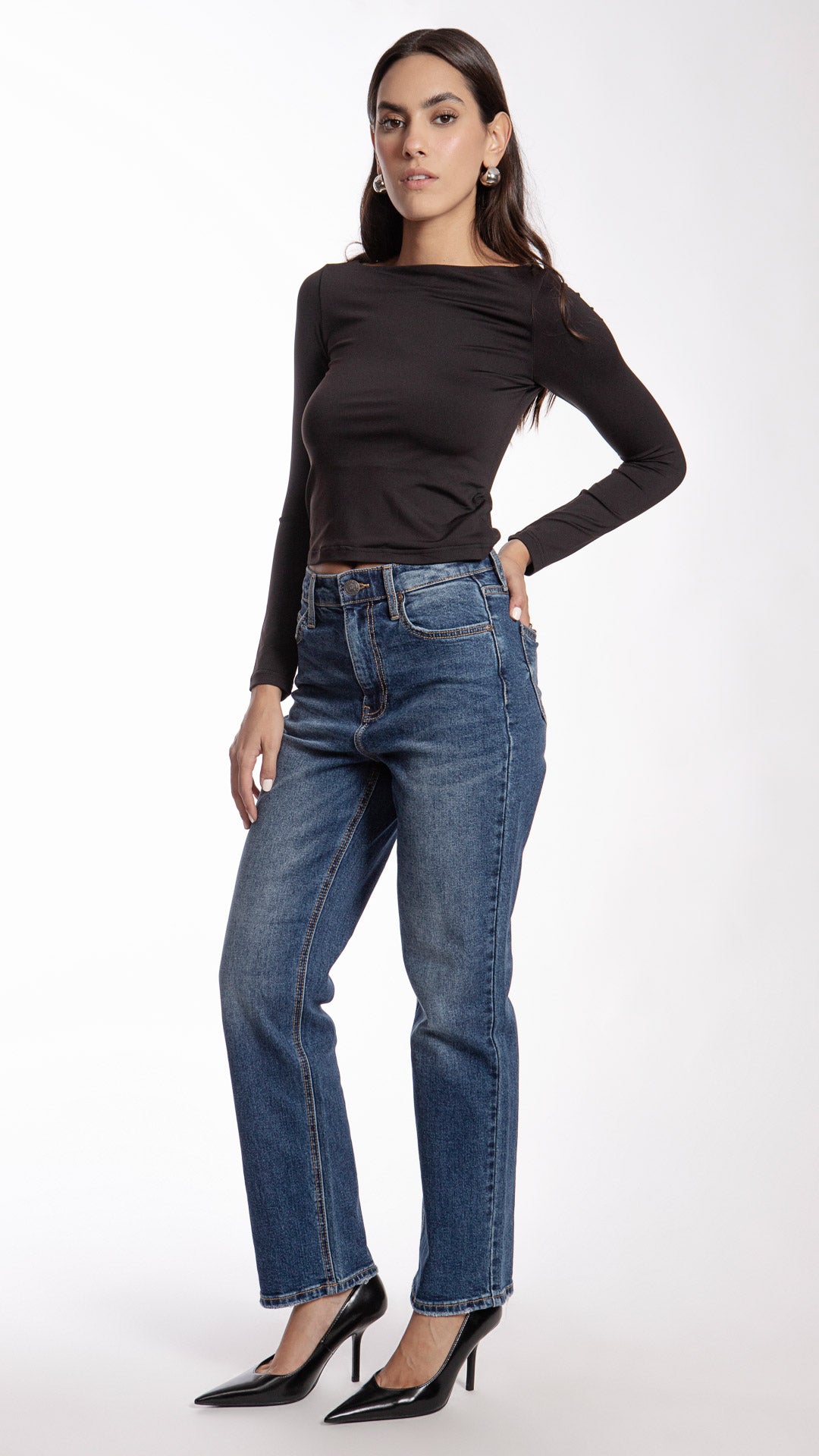Pantalón Straight Mujer Balam BL7279