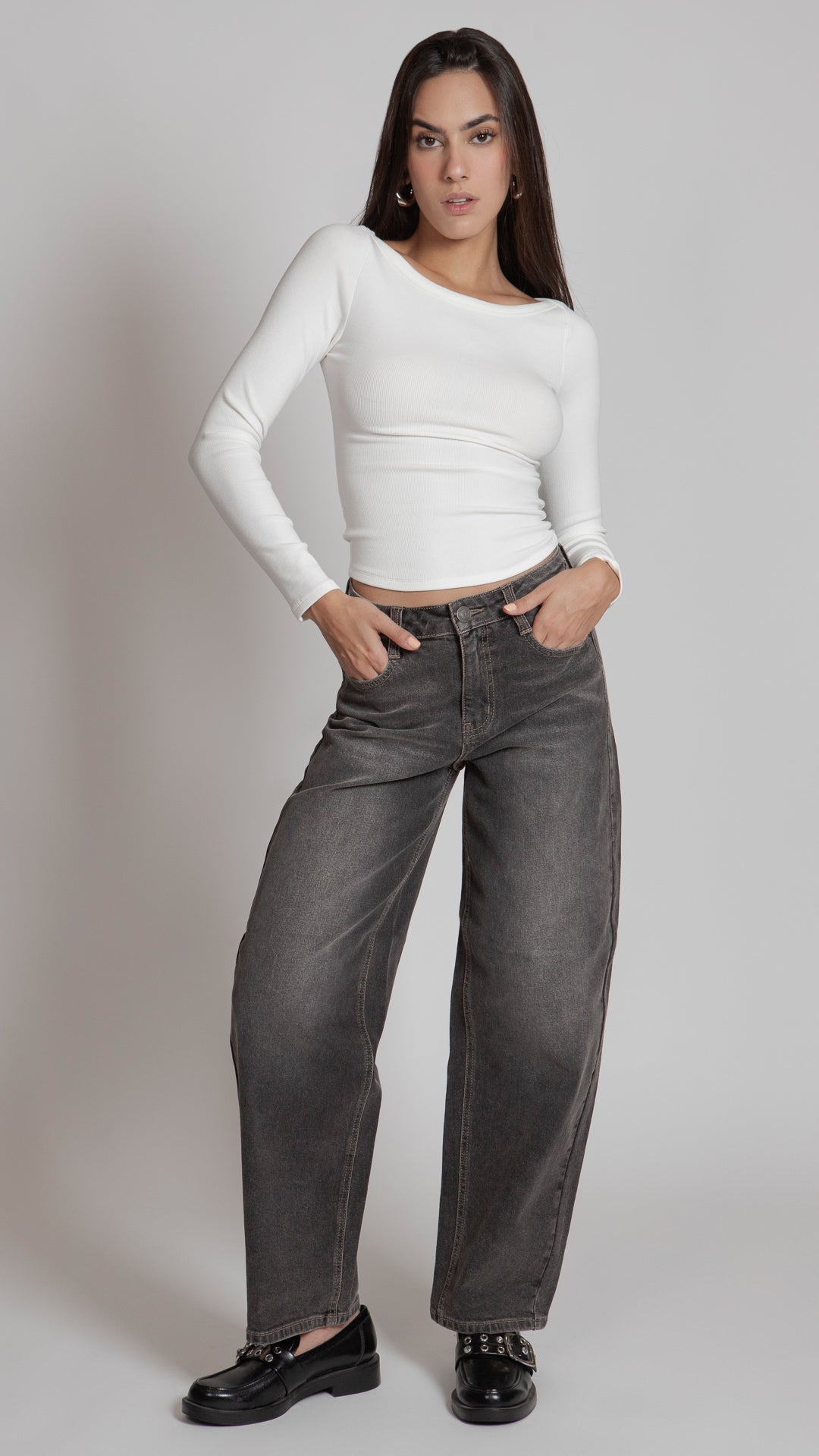 Pantalón Barrel Mujer Balam BL7281