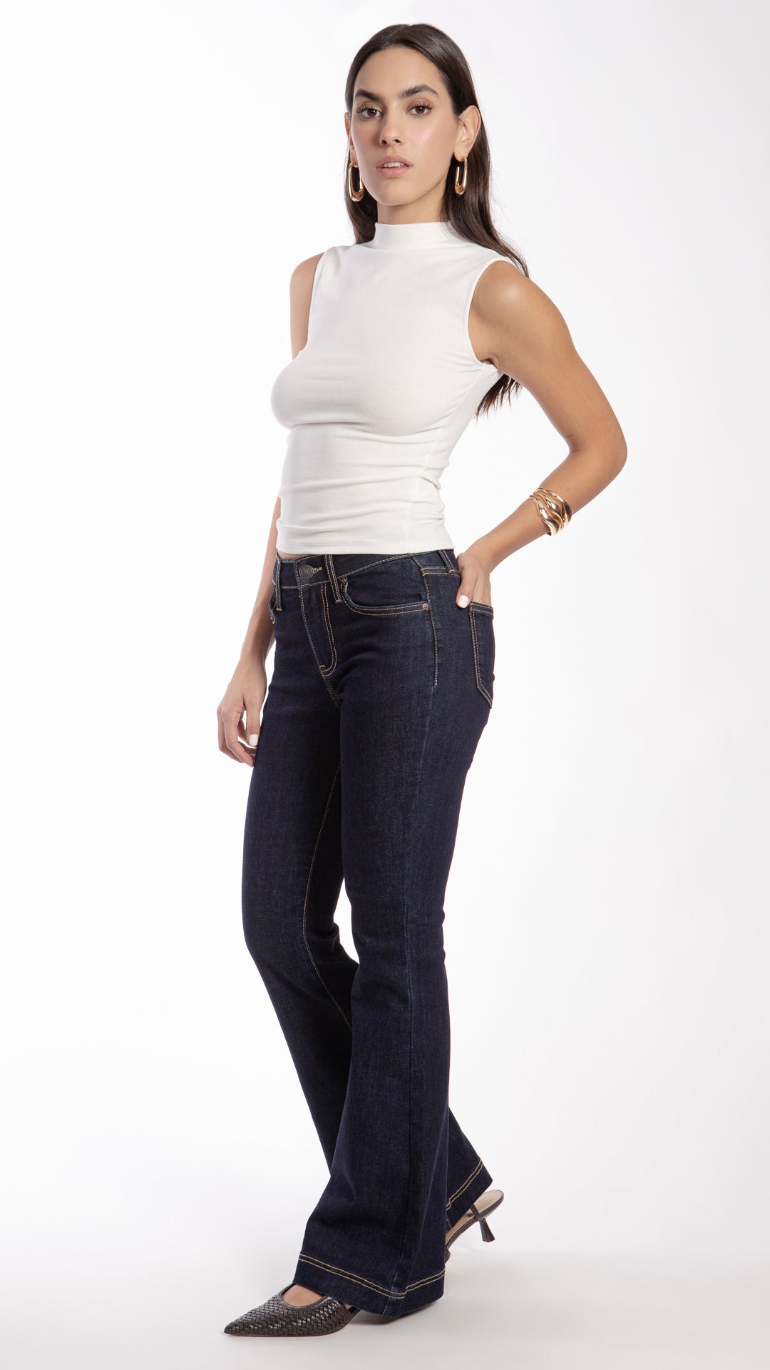 Pantalón Flare Mujer Balam BL7284