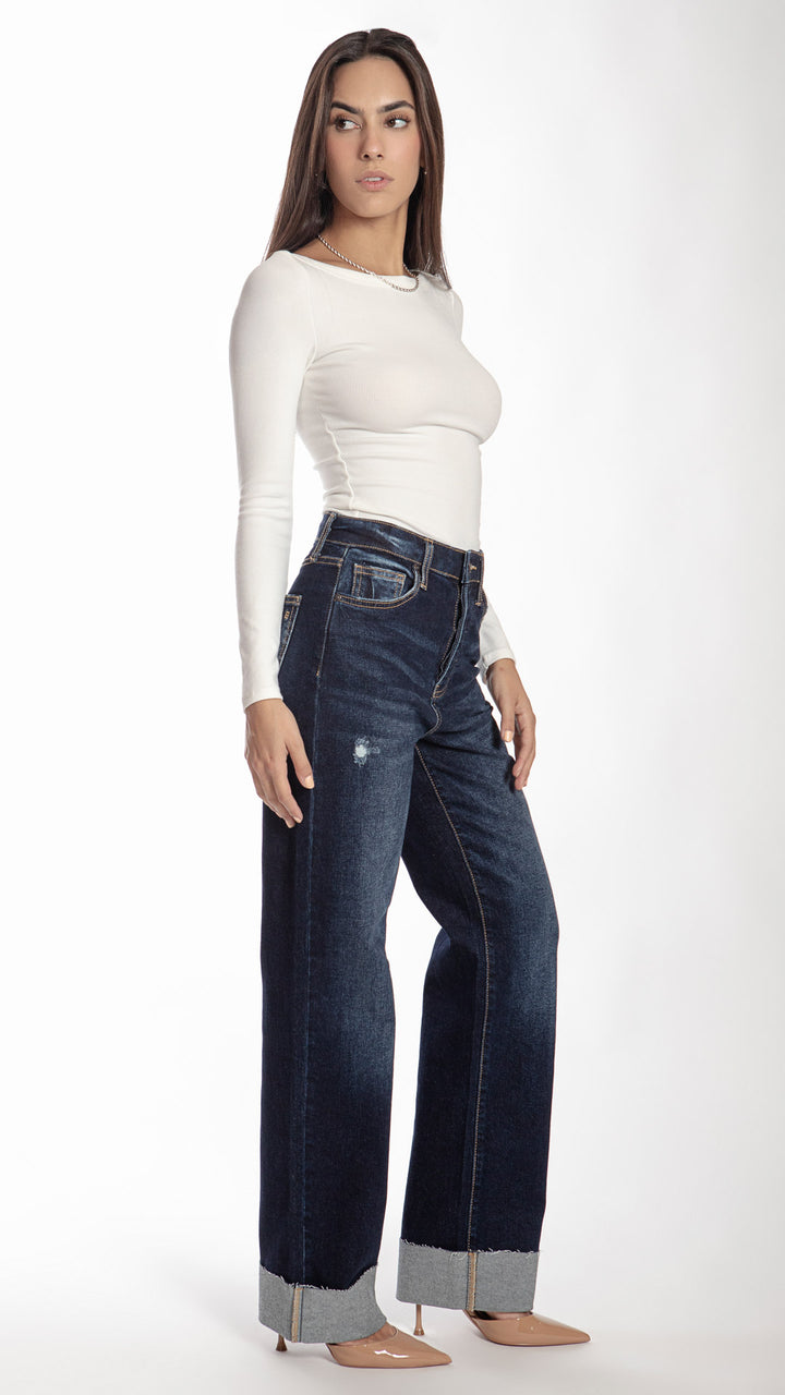 Pantalón Wide Leg Mujer Balam BL7286