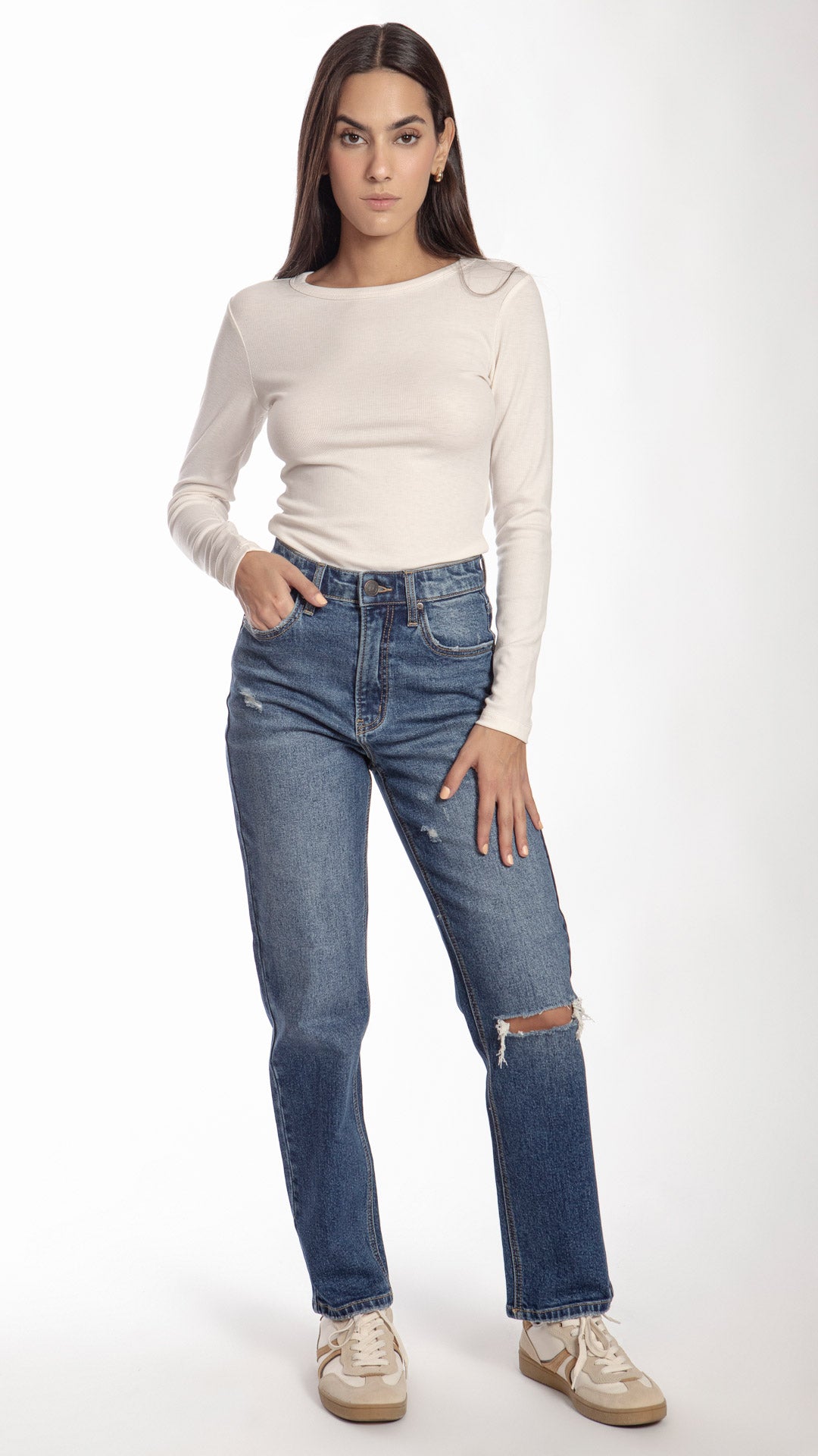 Pantalón Straight Mujer Balam BL7288