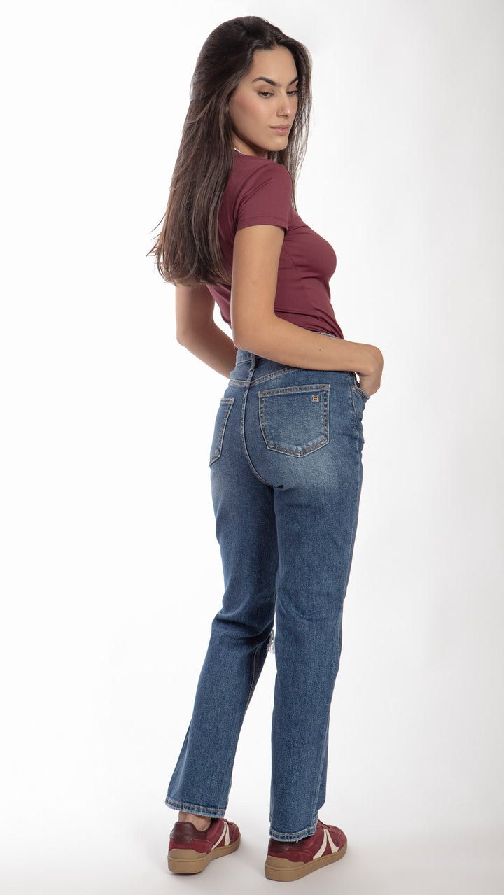 Pantalón Straight Mujer Balam BL7289