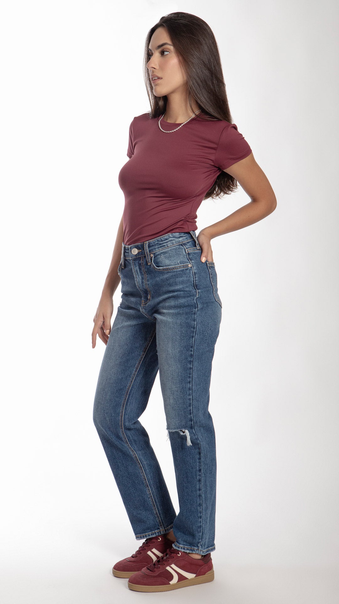 Pantalón Straight Mujer Balam BL7289