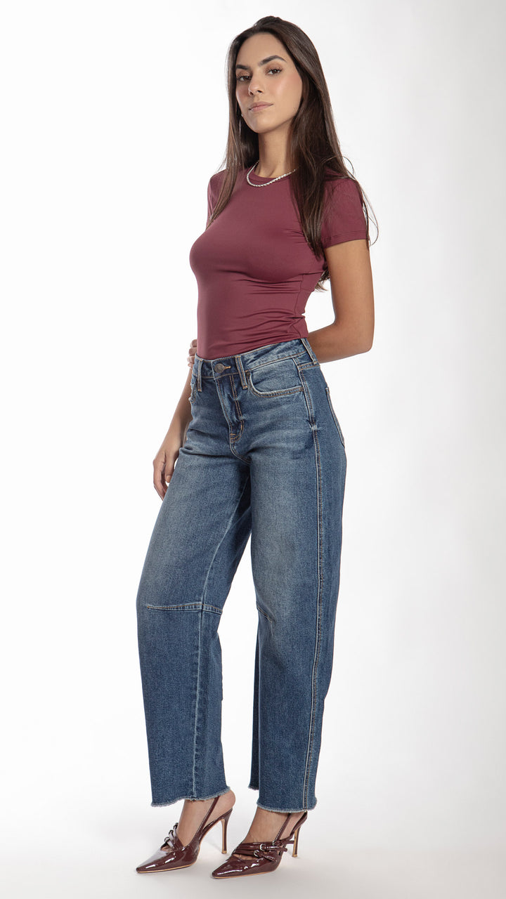 Pantalón Barrel Mujer Balam BL7293