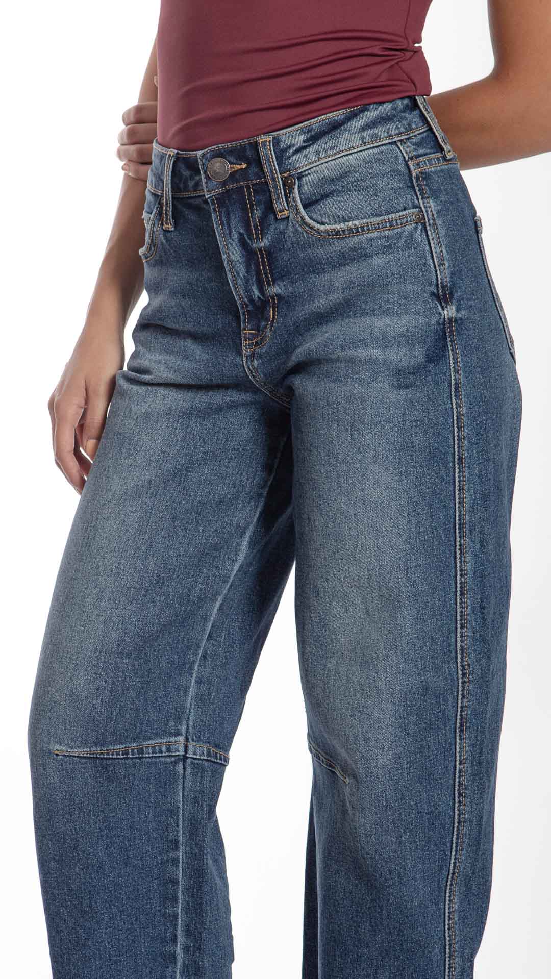 Pantalón Barrel Mujer Balam BL7293
