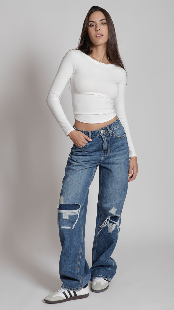 Pantalón Wide Leg Mujer Balam BL7297