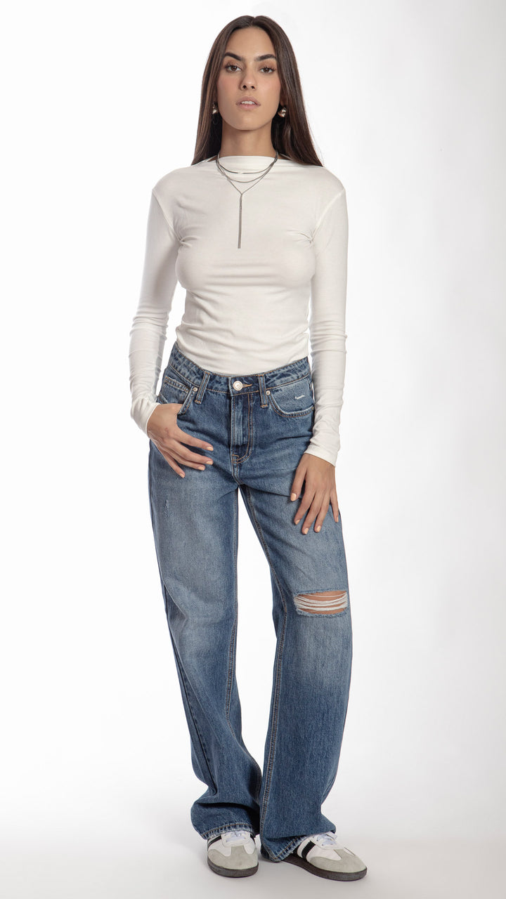 Pantalón Wide Leg Mujer Balam BL7298