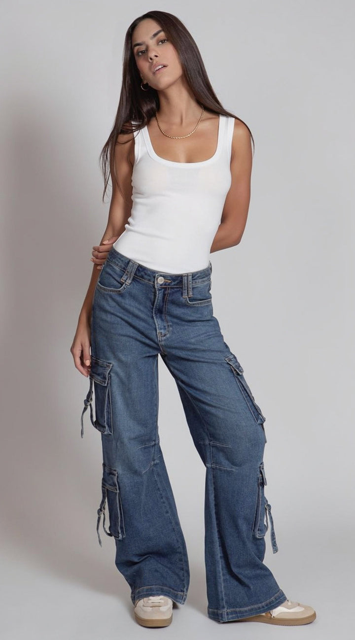 Pantalón Vintage Loose Mujer Balam BL7299