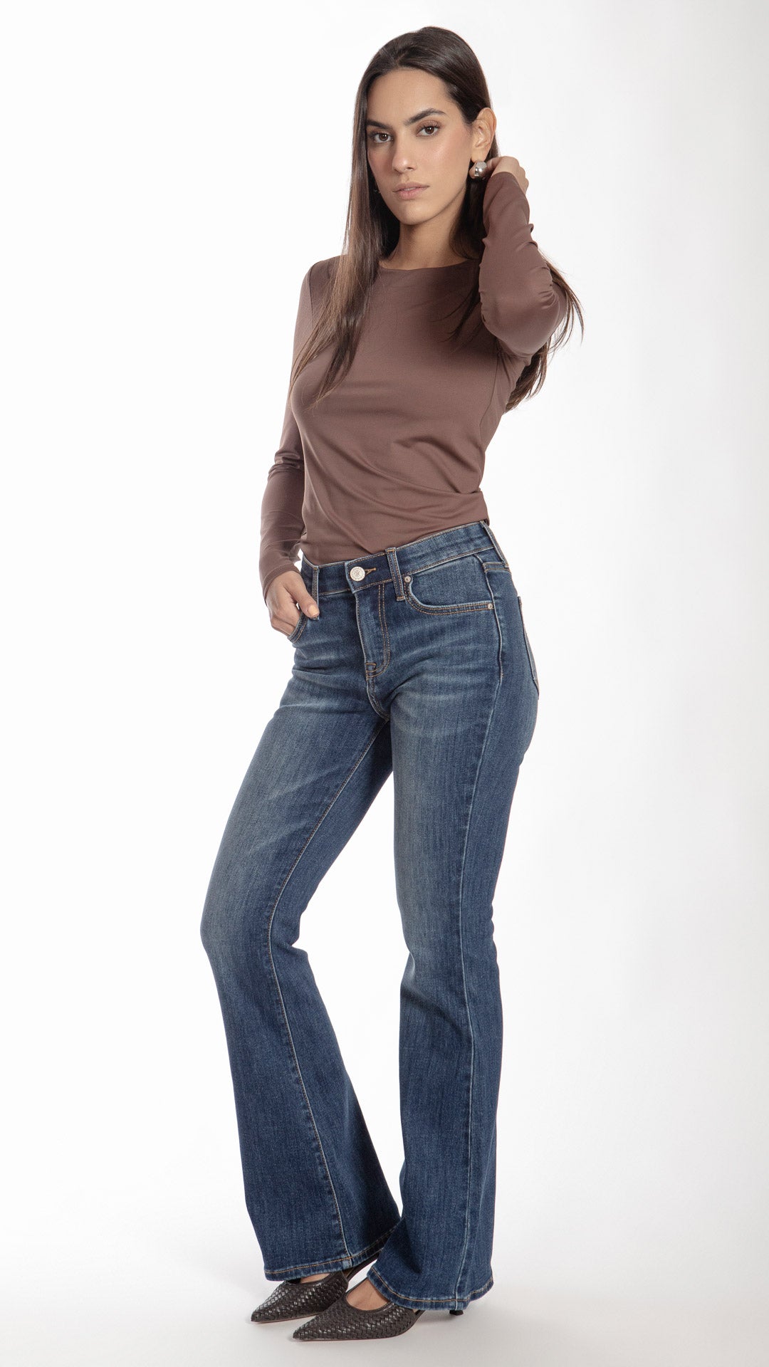 Pantalón Flare Mujer Balam BL7302