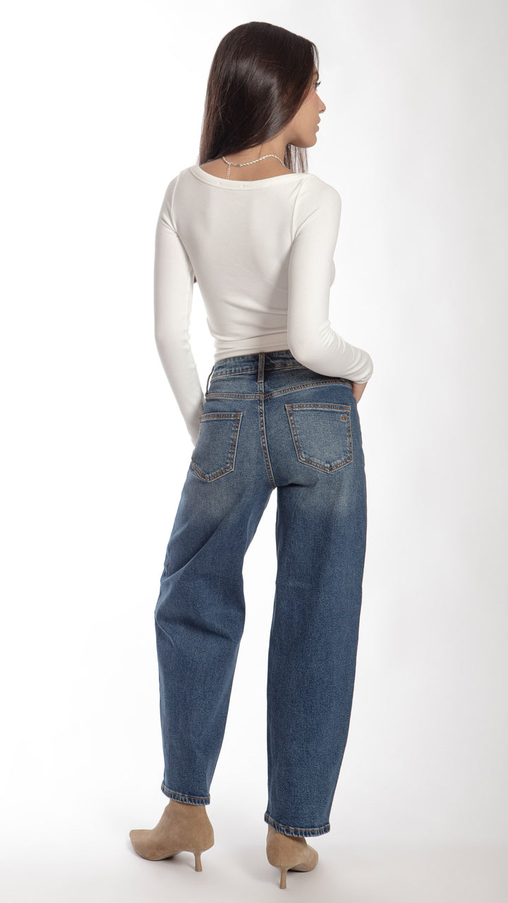 Pantalón Barrel Mujer Balam BL7307