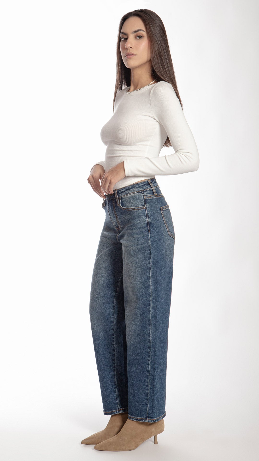 Pantalón Barrel Mujer Balam BL7307