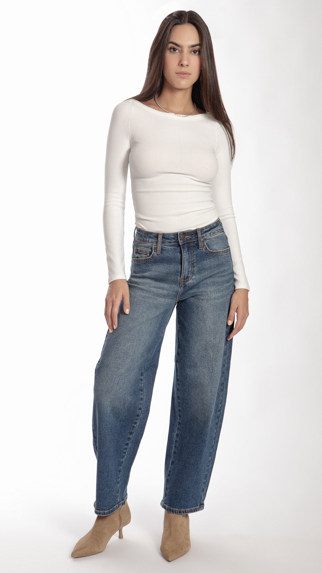 Pantalón Barrel Mujer Balam BL7307