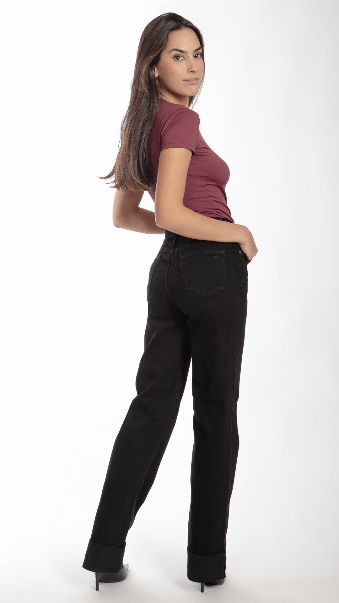 Pantalón Wide Leg Mujer Balam BL7308