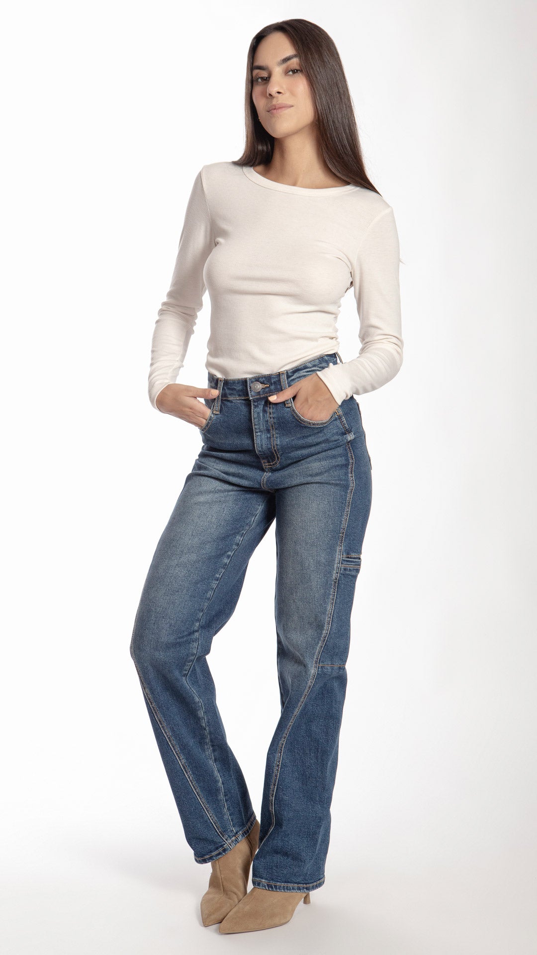 Pantalón Wide Leg Mujer Balam BL7309
