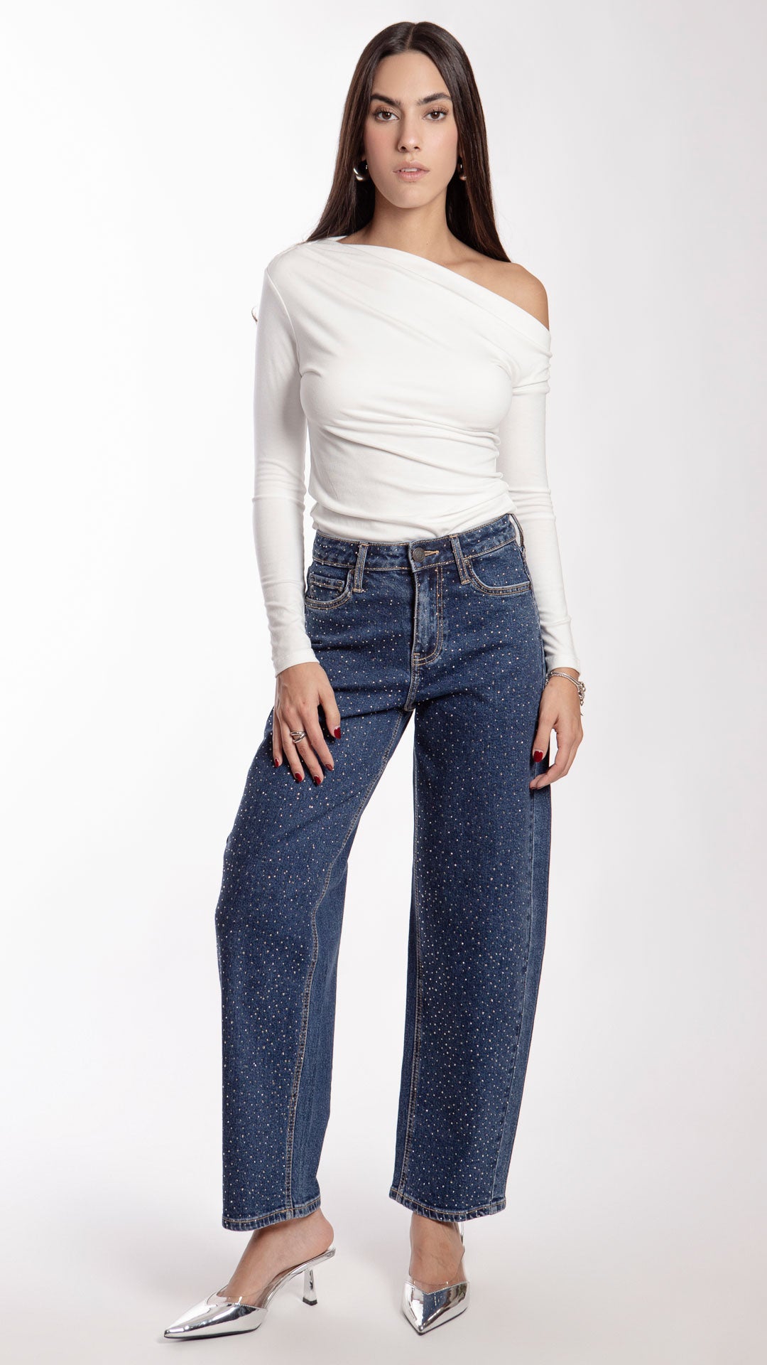 Pantalón Barrel Mujer Balam BL7310