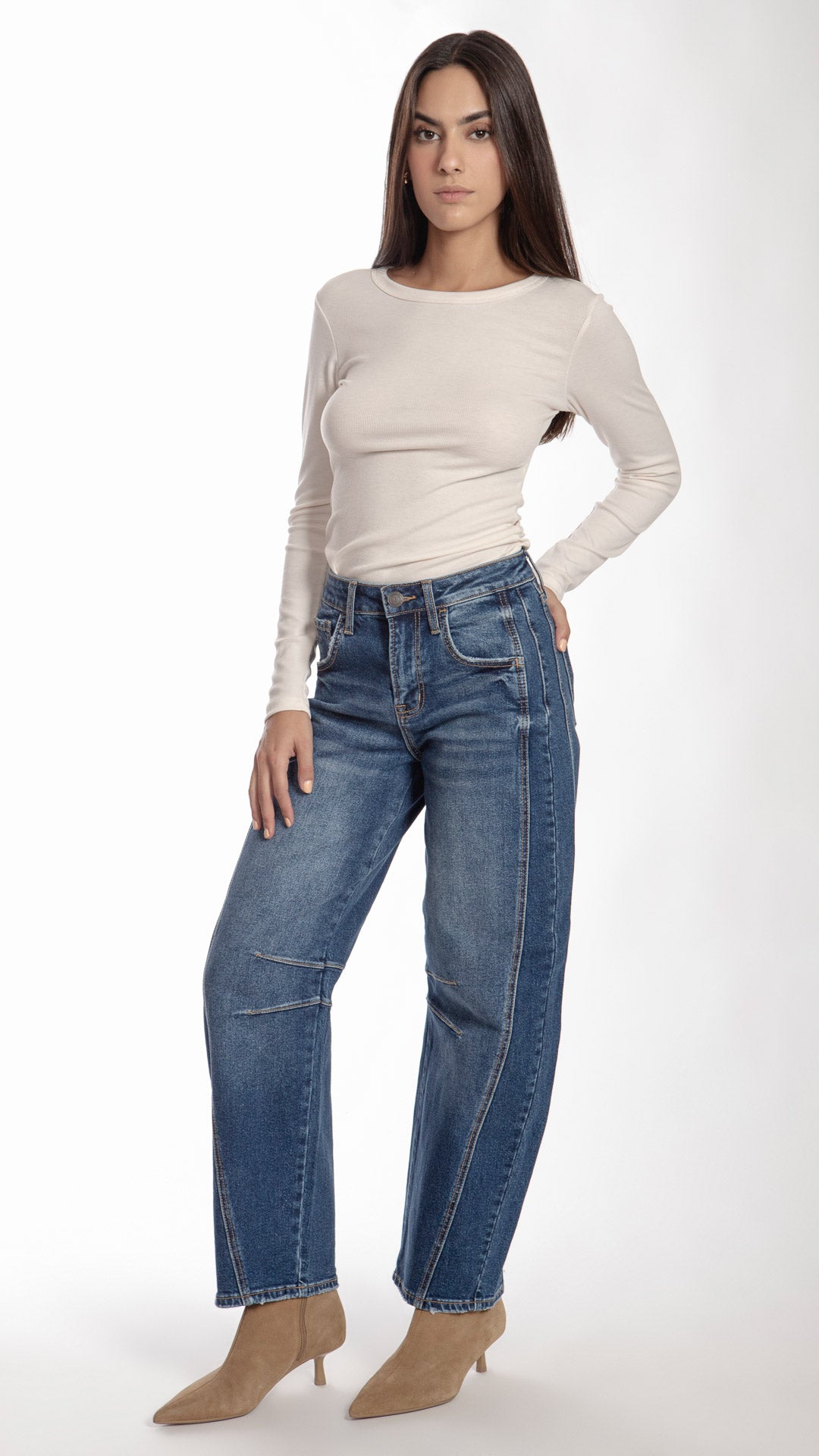Pantalón Barrel Mujer Balam BL7311