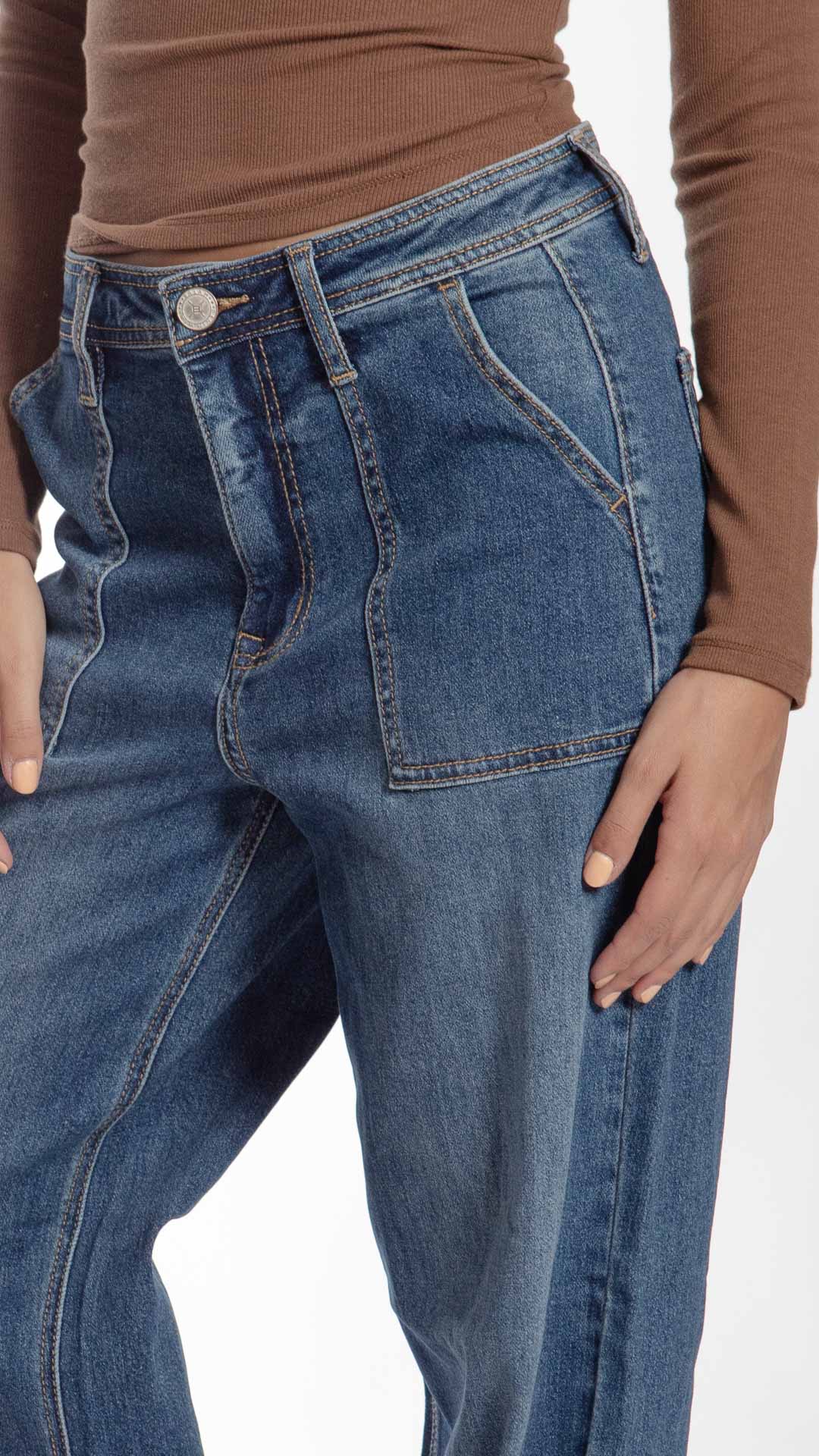 Pantalón Vintage Loose Mujer Balam BL7314