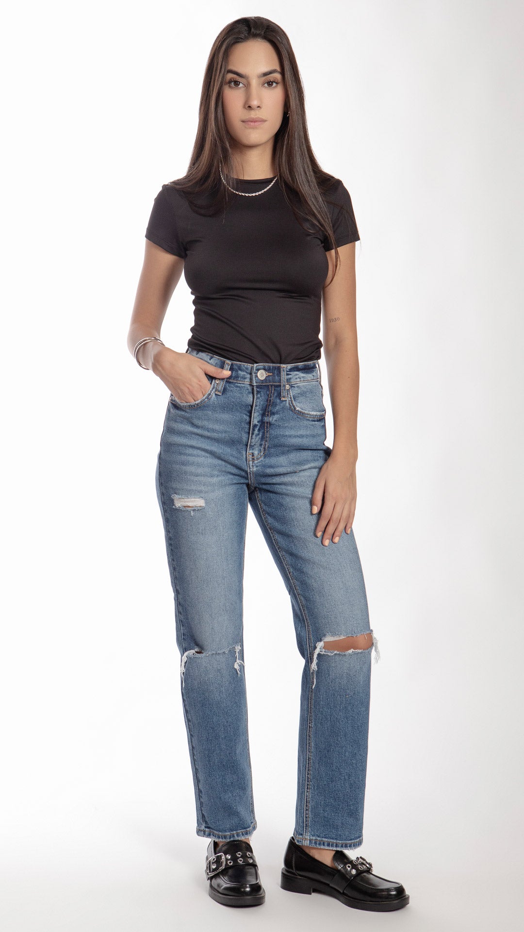 Pantalón Straight Mujer Balam BL7315