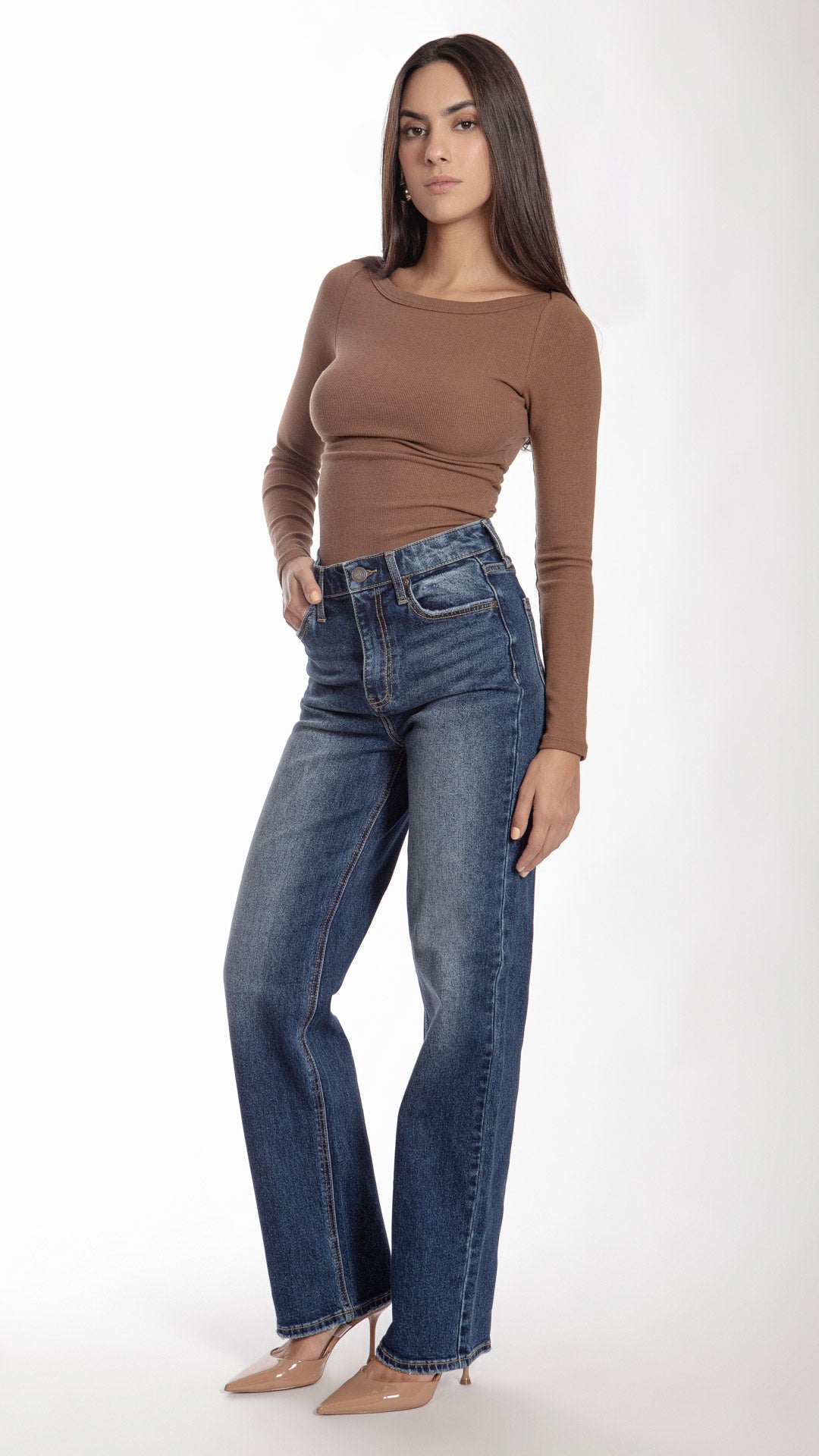 Pantalón Wide Leg Mujer Balam BL7317