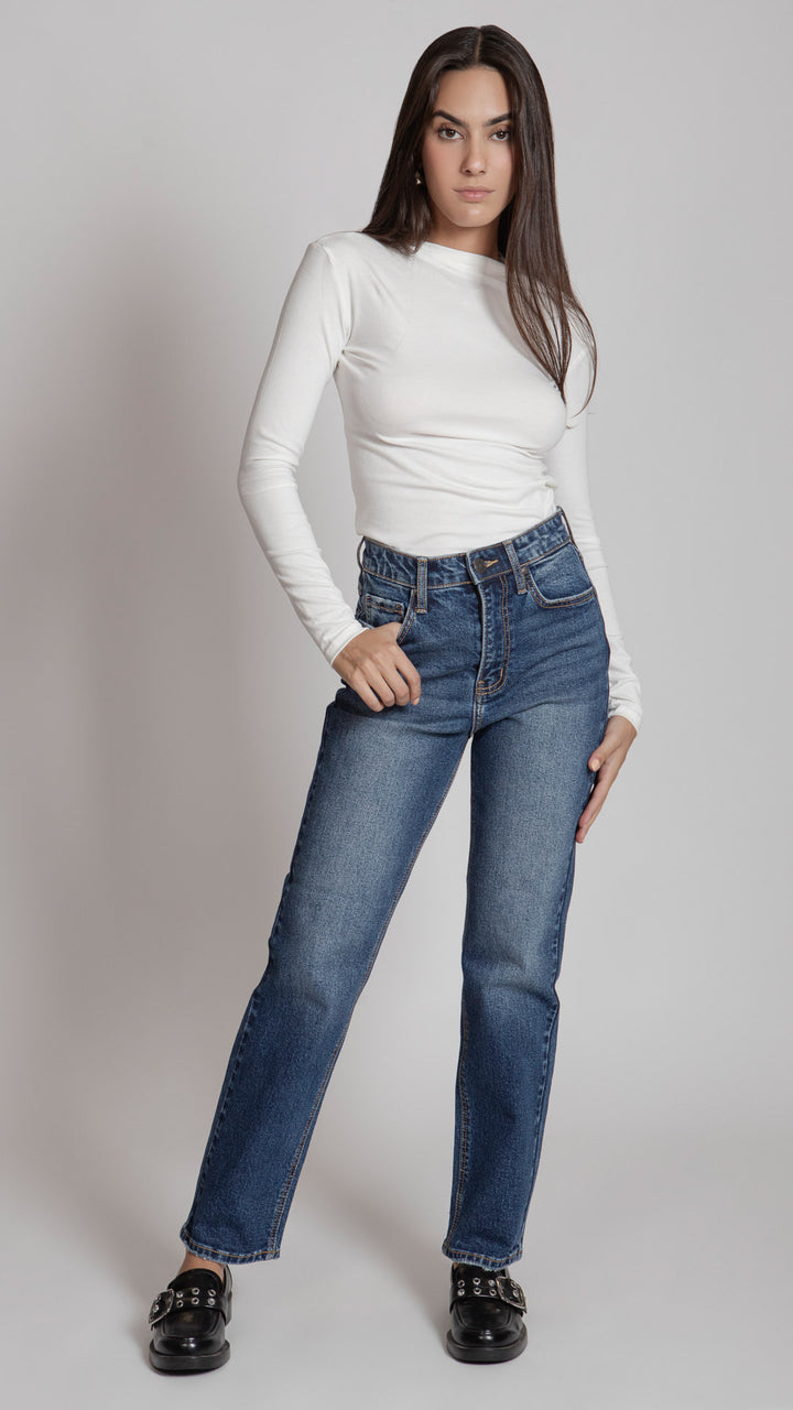 Pantalón Straight Mujer Balam BL7320