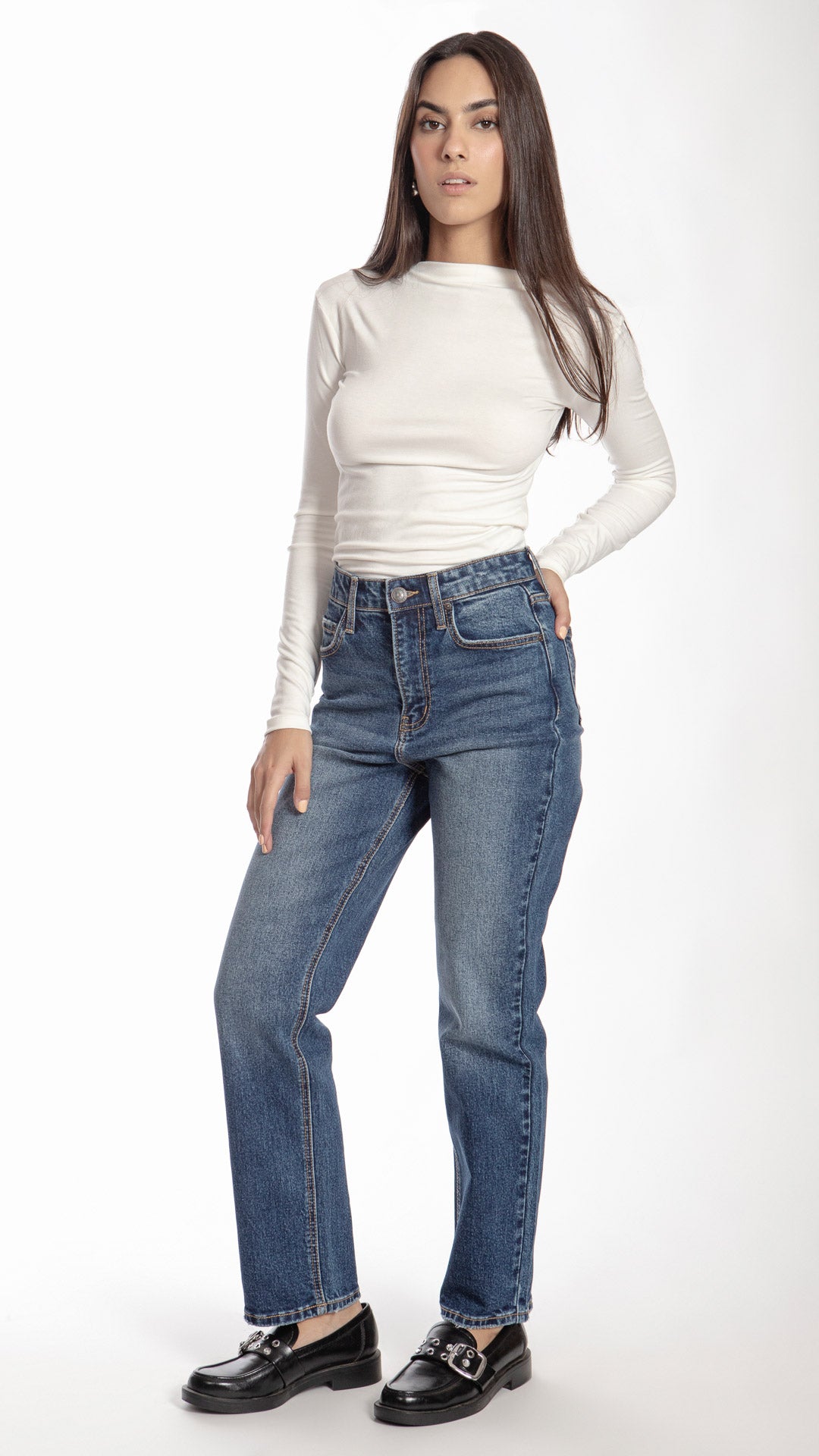 Pantalón Straight Mujer Balam BL7320